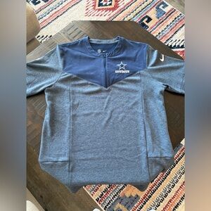 Nike Dallas Cowboys Coaches Quarter-Zip Dri-Fit Medium